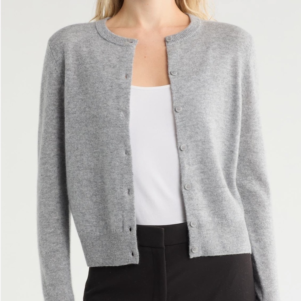 Gray cashmere Women's Sweater